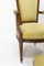 Mid-Century French Open Armchairs with Footstools, Set of 4 10