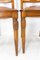 Art Deco French Walnut and Skai Dining Chairs, 1930s, Set of 6, Image 10