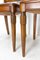 Art Deco French Walnut and Skai Dining Chairs, 1930s, Set of 6, Image 9