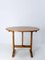 French Oak Round Tilt-Top Dining Table, 1970s, Image 2
