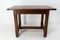 Mid-Century French Small Oak Dining or Side Table 2