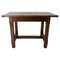 Mid-Century French Small Oak Dining or Side Table 1