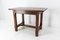 Mid-Century French Small Oak Dining or Side Table 5