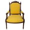 19th Century French Walnut Fauteuil Armchair, Image 1