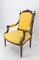 19th Century French Walnut Fauteuil Armchair, Image 3