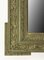 French Stucco Mirror with Bronze Patina Vegetal Patterns, 1890s 5