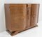 Art Deco French Walnut Buffet Credenza Two Doors Cabinet, 1930s, Image 3