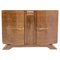 Art Deco French Walnut Buffet Credenza Two Doors Cabinet, 1930s, Image 1