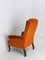 Antique French Armchair Fauteuil Upholstery and Walnut, Image 4