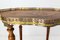 French Art Deco Poplar and Brass Serving or Side Table, 1930s, Image 7