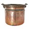 19th Century French Planter Copper Jardinière with Handle 1