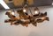 Mid-Century French Four Yokes Pendant Light 6