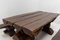 French Brutalist Dining Table with Benches, 2000, Set of 3 9