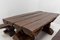 French Brutalist Dining Table with Benches, 2000, Set of 3, Image 9