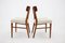 Teak Dining Chairs, Denmark, 1960s, Set of 4, Image 4