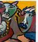 Peter Robert Keil, Rolling Stones, Three Heads, 1985, Acryl auf Leinwand 4