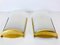 Large Mid-Century Modern Brass and Acrylic Glass Cinema Wall Lamps, 1950s, Set of 2 4