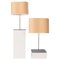 Jute Peggy Table Lamps by Enrico Franzolini for Karboxx, Set of 2 1