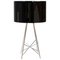 Black and Chrome Ray Table Lamp by Rodolfo Dordoni for Flos, Image 1