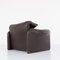 Mid-Century Modern Maralunga Brown Leather Armchair by Vico Magistretti for Cassina 9