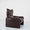 Mid-Century Modern Maralunga Brown Leather Armchair by Vico Magistretti for Cassina 8