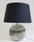 Silver Ceramic Table Lamp, Italy, 1970s, Image 2