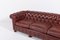 Chesterfield Drei-Sitzer Ledersofa 11