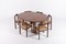 Vintage Italian Modern Dining Table & Chairs, 1960s, Set of 7 1