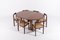 Vintage Italian Modern Dining Table & Chairs, 1960s, Set of 7, Image 1