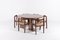 Vintage Italian Modern Dining Table & Chairs, 1960s, Set of 7, Image 2