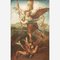 After After Raffaello Sanzio, Saint Michael and the Devil, Reproduction, End of 19th-Century, Oil on Canvas, Framed, Image 2