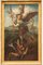 After After Raffaello Sanzio, Saint Michael and the Devil, Reproduction, End of 19th-Century, Oil on Canvas, Framed 1