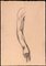Pierre Georges Jeanniot, Studie für einen Arm, Original Zeichnung, frühes 20. Jh 1