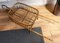 Italian Bohemian French Riviera Magazine Wheelbarrow in Bamboo and Rattan, 1960s 6