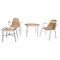 Mobilier de Jardin Mid-Century en Rotin par Gian Franco Legler, 1960s, Set de 4 1