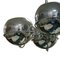 Mid-Century Italian Chromed Spheres Pendant Lamp, 1970, Image 3