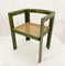 Mid-Century Dutch Green Desk & Chair in Wood by Derk Jan de Vries, 1960s, Set of 2 7