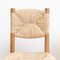 Chaises N°19 Mid-Century en Bois et Rotin dans le Style de Charlotte Perriand, Set de 4 10