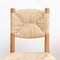 Mid-Century Modern Wood & Rattan No. 19 Chairs in the style of Charlotte Perriand, Set of 4, Image 10
