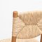 Mid-Century Modern Wood & Rattan No. 19 Chairs in the style of Charlotte Perriand, Set of 4 19