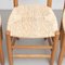 Mid-Century Modern Wood & Rattan No. 19 Chairs in the style of Charlotte Perriand, Set of 4 7
