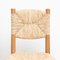 Mid-Century Modern Wood & Rattan No. 19 Chairs in the style of Charlotte Perriand, Set of 4 13