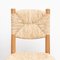 Mid-Century Modern Wood & Rattan No. 19 Chairs in the style of Charlotte Perriand, Set of 4, Image 13