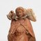 Figurine Vierge Traditionnelle en Plâtre, 1950s 4