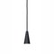 3491-8 Massive Black Ceiling Lamp by Henrik Tengler for Konsthantverk 5