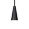 3491-8 Massive Black Ceiling Lamp by Henrik Tengler for Konsthantverk 4