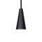 3491-8 Massive Black Ceiling Lamp by Henrik Tengler for Konsthantverk, Image 4