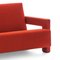 Red Wide Utrecht Sofa by Gerrit Thomas Rietveld for Cassina 6