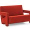 Rotes Wide Utrecht Sofa von Gerrit Thomas Rietveld für Cassina 4