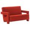 Red Wide Utrecht Sofa by Gerrit Thomas Rietveld for Cassina, Image 1